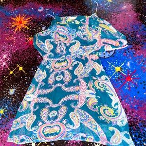 💚💜Garden Paisley Dress💚💜